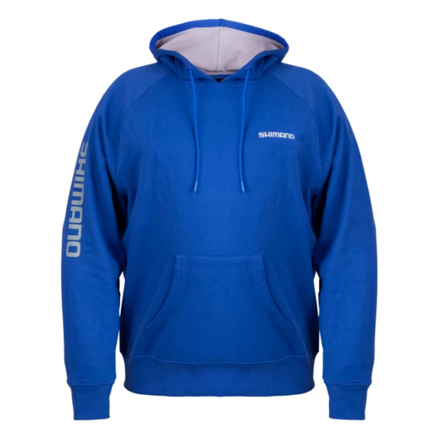 Shimano pull Over Hoodie Blue